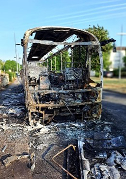 burn bus